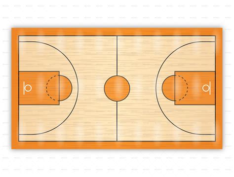 Printable Basketball Court